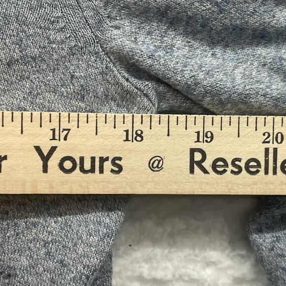 Banana Republic Sweater Mens Medium Gray Silk Linen Crew Neck Pullover Preppy - Picture 8 of 10